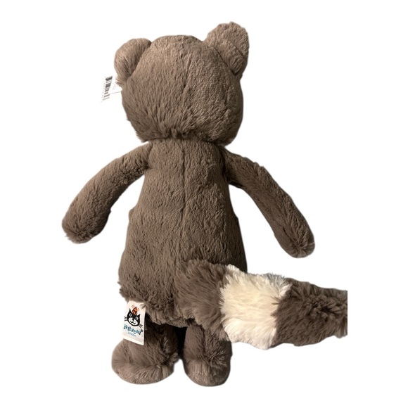 Jellycat Bashful Raccoon NWT - Picture 4 of 9